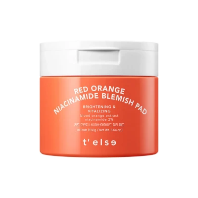 T'else Red Orange Niacinamide blemish pad