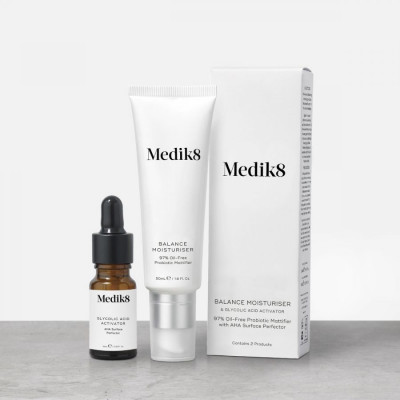 Medik8 BALANCE MOISTURISER & glycolic acid activator