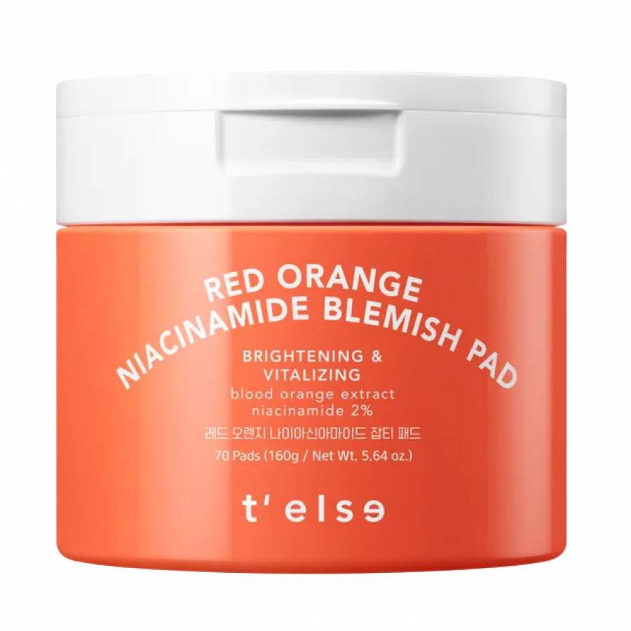 T'else Red Orange Niacinamide blemish pad