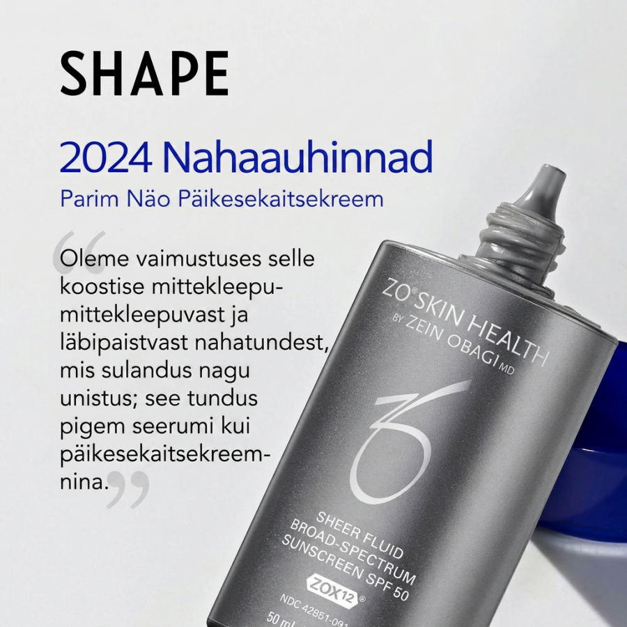 ZO SKIN HEALTH Sheer Fluid Broad-Spectrum Sunscreen SPF50