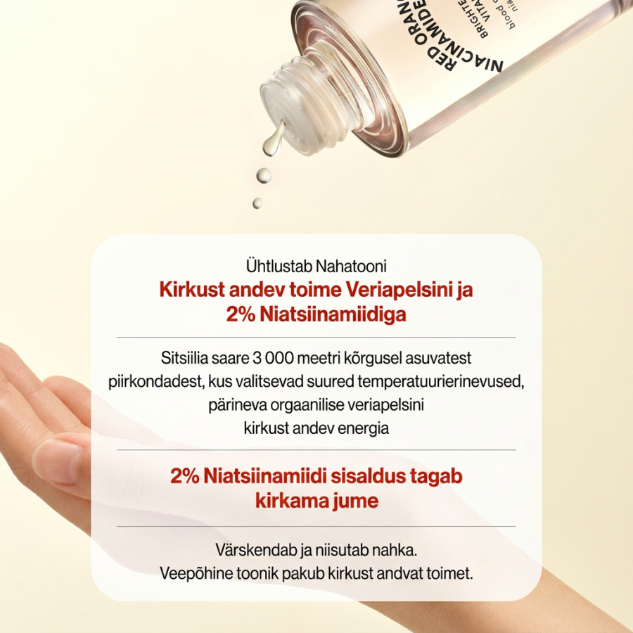 T'else Red Orange Niacinamide Toner 150ml