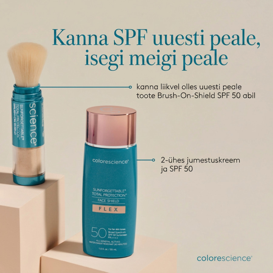 COLORESCIENCE SUNFORGETTABLE TOTAL PROTECTION FACE SHIELD FLEX SPF50 55ML